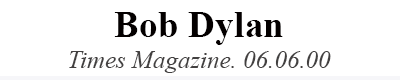 Bob Dylan