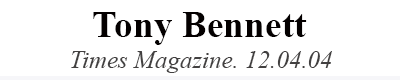 Tony Bennett